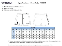SHORT RUGBY AZUL en internet