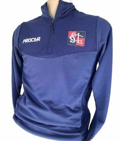 BUZO AZUL CON CIERRE - comprar online