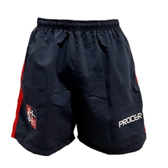 BERMUDAS ENTRENAMIENTO AZUL-ROJO - comprar online