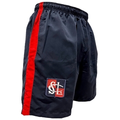 BERMUDAS ENTRENAMIENTO AZUL-ROJO