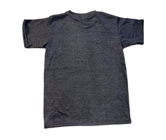 REMERA ALGODÓN GRIS MELANGE OSCURA - comprar online