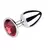Plug Anal Metal Prata Redondo - M - comprar online