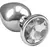 Plug Anal Metal Prata Redondo - G - comprar online