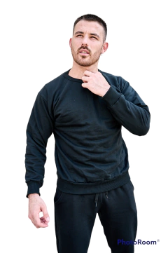 Buzo hombre Friza cuello redondo todo los talles