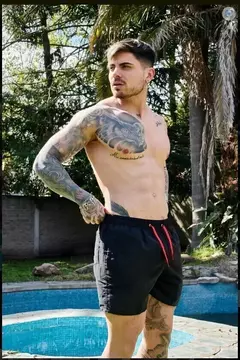 Short De Baño Hombre lisos