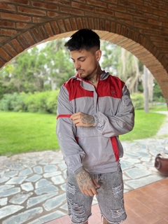 Campera rompeviento hombre combinada - Indumentaria Jaio