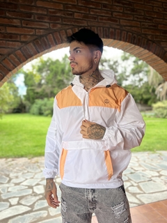 Campera rompeviento hombre combinada - Indumentaria Jaio
