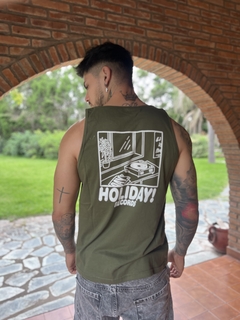 Musculosa estampada Hombre algodón peinado en internet