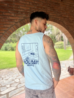 Imagen de Musculosa estampada Hombre algodón peinado