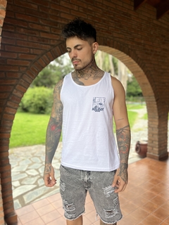 Imagen de Musculosa estampada Hombre algodón peinado