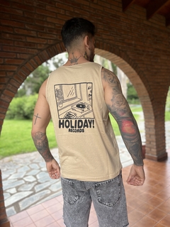 Musculosa estampada Hombre algodón peinado - comprar online