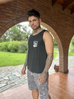 Musculosa estampada Hombre algodón peinado - comprar online