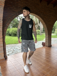Musculosa estampada Hombre algodón peinado - tienda online