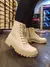Bota Coturno Tratorado Com Ziper Off-White