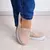 Tênis Slipper Cravinhos Nude