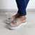 Tênis Slipper Laço X Nude - LU SAPATILHAS