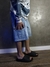 Imagem do Bermuda Cargo Jeans Azul Clara