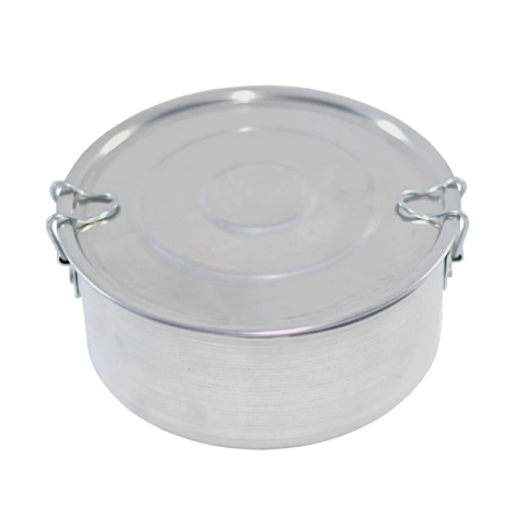 Marmita Comum em Alumínio com Tampa e Travas Nº12
