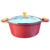 Jogo com 05 Panelas Cerâmica Antiaderentes e Tampas de Vidro - Linha Colors - comprar online