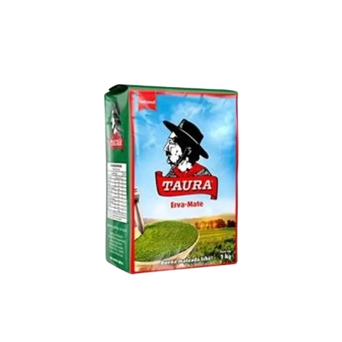 Erva-mate Taura Tradicional Com Açúcar Pacote 1kg A Vácuo para Chimarrão