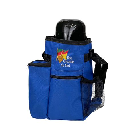 Mateira Bolsa de Lona Azul Royal Aberta 1L para Chimarrão