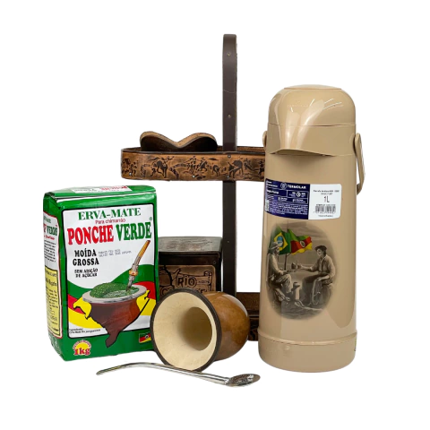 Combo Gaudério Kit com Mateira para Chimarrão