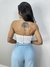 Cropped com Aplicações em Strass - Manuela - loja online