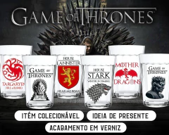 Kit 6 Copos Americano Game Of Thrones Serie TV Presente Geek na internet