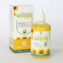 Extrato de Girassol Gotas - 100% Natural e Puro Extraído a Frio Artesanal - comprar online