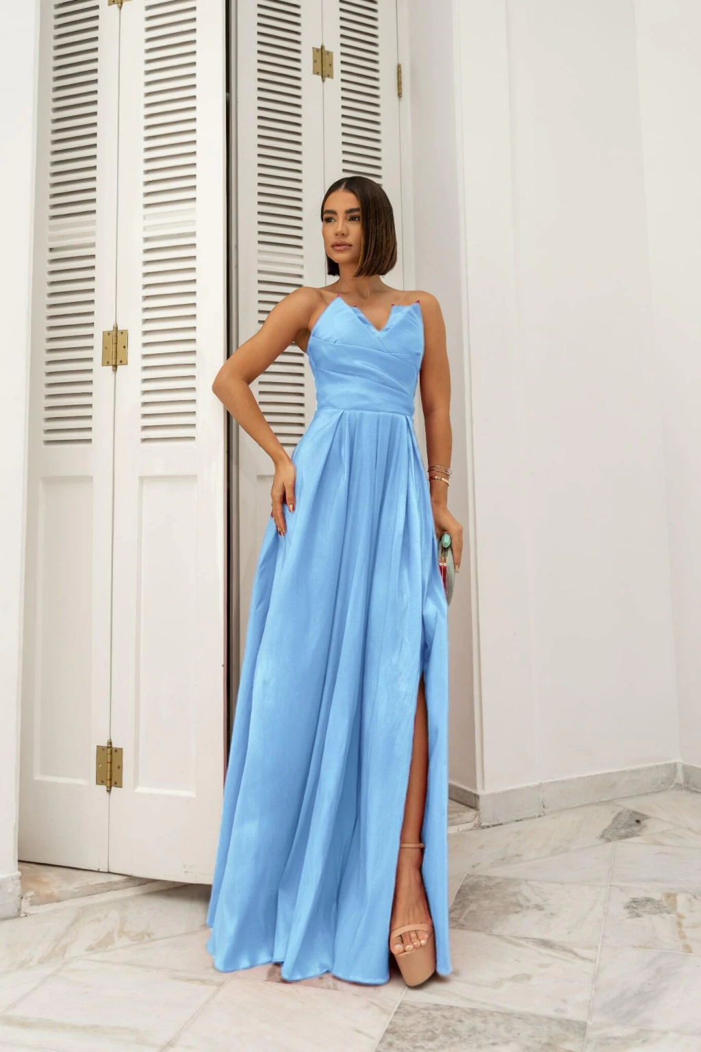 32 vestido em tafeta