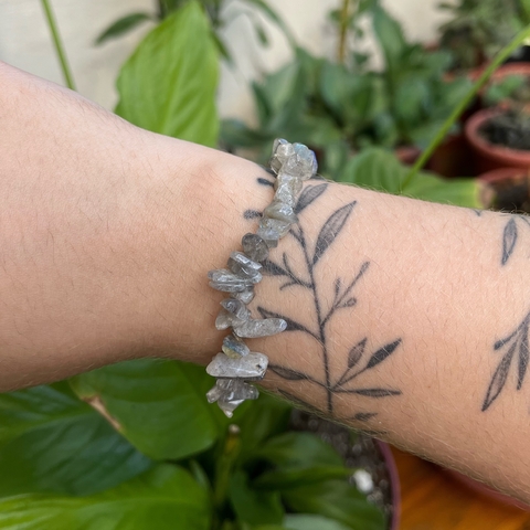 Pulseira Labradorita Cascalho