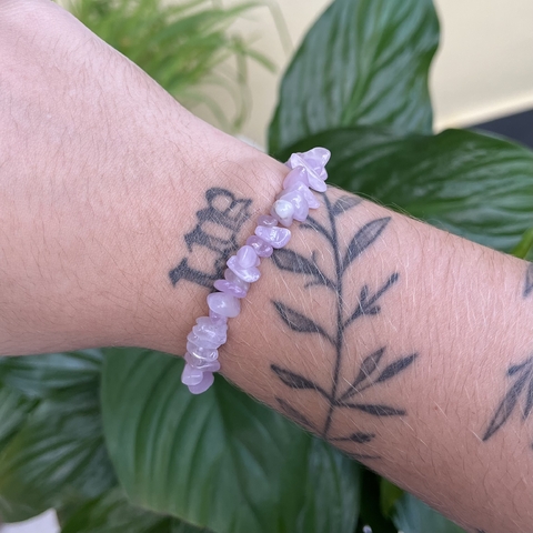 Pulseira Kunzita Cascalho - comprar online