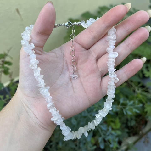 Colar Pedra da Lua Cascalho - comprar online