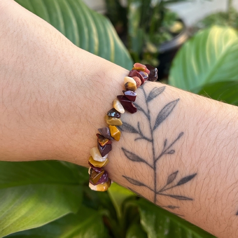 Pulseira Jaspe Mokaita Cascalho
