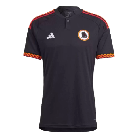 Camisa Roma III 23/24 Torcedor Adidas Masculina - Preta