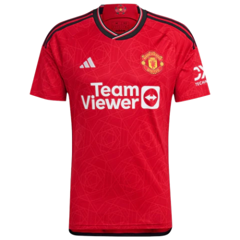 Camisa Manchester United I 23/24 Torcedor Masculina - Vermelho