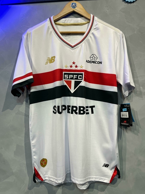 Camisa São Paulo I - 25/26 - New Balance Masculina (Pronta Entrega) - comprar online