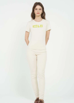 Calça Feminina Sarja Skinny Média CLC