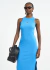 Vestido Midi Canelado com Fenda Colcci - loja online