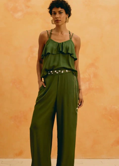 Calça Pantalona Lisa Cacay