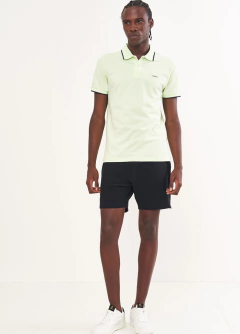 Polo Masculina Comfy Com Detalhe Em Listras Colcci