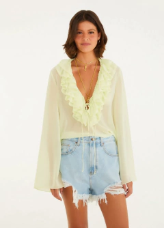 Short Jeans Curva Claro Farm