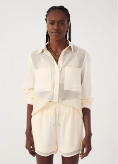Camisa Tela Off White Dress To