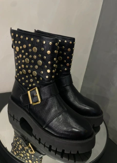 Bota Couro Preto Cecconello