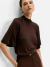 Blusa Malha Pregas Manga Shoulder - Espaço Multimarcas