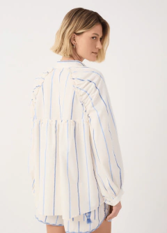 Camisa Algodão Listrada Dress To