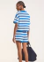 Camiseta Boxy Stripes Textured com Bordado Colcci - comprar online