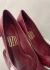 Scarpin Salto Médio Aligator Cabernet Uza na internet