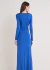 Vestido Longo Com Fenda Frontal e Franzidos Forum na internet