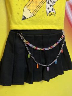 Saia colegial coreana - Mel e Pepper